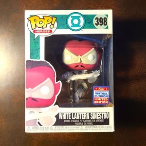 Funko POP! WHITE LANTERN SINESTRO #298 - 2021 SUMMER VIRTUAL FUNKON LE